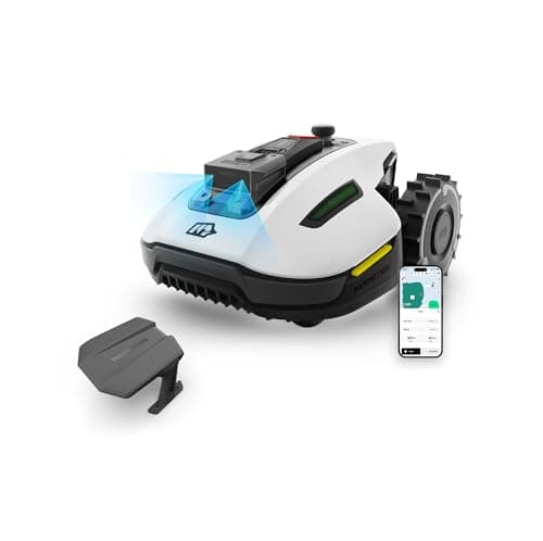 MAMMOTION YUKA Mini 500 Mähroboter ohne Begrenzungskabel, NetRTK+Vision, Keine RTK-Antenne erforderlich, Auto-Kartierung, Empf. 500m², mit 4G-Modul, 50% Steigung
