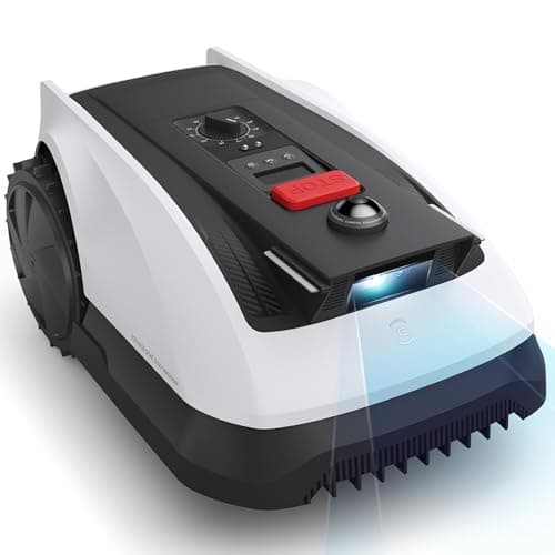 ECOVACS Goat O500 Panorama Mähroboter ohne Begrenzungskabel, 500 m², Auto-Kartierung Rasenmähroboter, Setup-frei, LiDAR-unterstützte visuelle Navigation, passiert 0,7m Engstellen, Logischer Schneiden