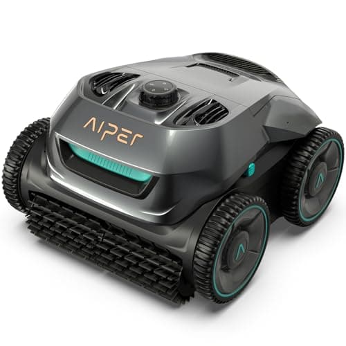 AIPER ZT6002 Poolroboter, Quad-Motorensystem, WavePath Navigationstechnologie, 3 Reinigungsmodi, Wandklettern, Poolsauger Akku Kabellos, Poolroboter Boden und Wand Ideal für Pool bis zu 150㎡