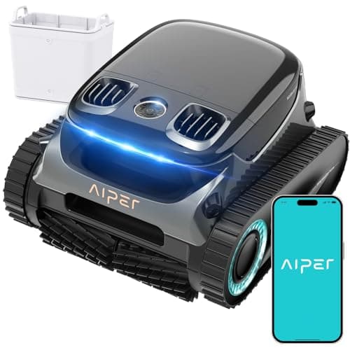 AIPER Scuba S1 Pro Poolroboter Boden und Wand mit Horizontaler Wasserlinienreinigung, Intelligenter Navigation, 180 Minuten Batterielaufzeit, Poolsauger Ideal für Eingelassene Pools bis zu 200㎡